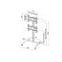 ITB Multibrackets 2215 Supporto per display espositivi 139,7 cm (55