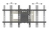 ITB Multibrackets 6874 Supporto TV a parete 190,5 cm (75