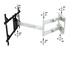 ITB Multibrackets 6874 Supporto TV a parete 190,5 cm (75