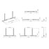 ITB Multibrackets 7895 supporto da parete per casse acustiche Staffa per TV Nero