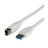 ITB Nilox 0.8m USB 3.0 A - USB 3.0 B M/M cavo USB 0,8 m 3.2 Gen 1 (3.1 Gen 1) USB A USB B Grigio
