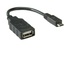 ITB ROLINE 11.02.8311 cavo USB 0,15 m 2.0 Micro-USB B USB A Nero