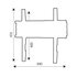 ITB STAFFA FISSA SLIM 600 VESA 600x400 BLACK 32-50 60KG