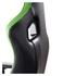 iTek SCOUT PM30 Sedia da Gaming Corsa Nero, Verde - Da esposizione, piccoli graffi e copertura in plastica destra mancante