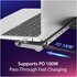 j5create USB C Docking Station- Supporta fino a 3 display contemporaneamente | HDMI, DisplayPort, VGA, 100W PD Fast Charging, Gigabit Ethernet | Viene fornito con scomparto per cavi di tipo C (JCD543)