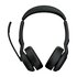 JABRA Evolve2 55 Con cavo e Senza cavo A Padiglione Bluetooth con Base di ricarica Nero