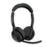 JABRA Evolve2 55 Con cavo e senza cavo A Padiglione Bluetooth con Base di ricarica Nero