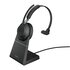 JABRA Evolve2 65, MS Mono Cuffie Wireless USB A Bluetooth Nero