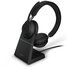 JABRA Evolve2 65 MS Stereo Cuffia USB A Bluetooth Nero