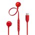 JBL Tune 305C Auricolare Cablato In-ear Musica e Chiamate USB tipo-C Rosso