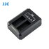 JJC Caricabatterie doppio USB per Panasonic DMW-BLG10 / DMW-BLE9, Leica BP-DC15