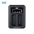 JJC Caricabatterie doppio USB per Panasonic DMW-BLG10 / DMW-BLE9, Leica BP-DC15