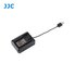 JJC Caricabatterie doppio USB per Panasonic DMW-BLG10 / DMW-BLE9, Leica BP-DC15