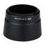 JJC LH-63 paraluce 5,8 cm Rotondo Nero
