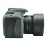 JJC LH-68 paraluce 4,9 cm Rotondo Nero