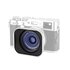JJC LH-JX100FII Paraluce e anello adattatore filtro per Fuji serie X100 - Argento