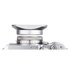 JJC LH-JX100FII Paraluce e anello adattatore filtro per Fuji serie X100 - Argento