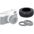 JJC LH-JX100VII Paraluce LH-X100 e anello adattatore AR-X100 per Fuji serie X100 - Nero