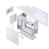 Jonsbo D31 Screen MATX Tempered Glass - weiß