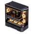 Jonsbo D400 Case per PC, Mid Tower, ATX, Vetro temperato - Nero