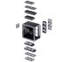 Jonsbo BO400 PC Case, Mid Tower, ATX, Vetro Temperato – grigio canna di fucile
