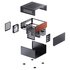 Jonsbo N4 Black Micro Tower Nero