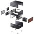 Jonsbo N5 NAS case, E-ATX - nero