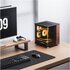 Jonsbo TK-0 Case per PC, Mini-Tower, Mini-ITX, Vetro temperato, Legno - Nero