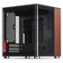 Jonsbo TK-0 Case per PC, Mini-Tower, Mini-ITX, Vetro temperato, Legno - Nero