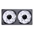 Jonsbo Ventole ZB-240, lama inversa, PWM, ARGB - 240 mm, nera