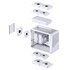 Jonsplus Jonsbo Z20 White Mini Tower Bianco