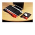 KENSINGTON Duo Gel Tappetino per mouse rosso/fumo
