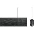 KENSINGTON KIT DI TASTIERA/MOUSE CON CAVO KM100 EQ - IT