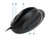KENSINGTON Pro Fit USB Ottico 3200 DPI Mano destra