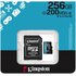 Kingston 256GB MICROSDXC CANVASGOPLUS G4 200MB/S A2 U3 V30