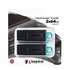 Kingston Exodia USB 64 GB USB A 3.2 Gen 1 (3.1 Gen 1) Nero - Confezione da 2 unità