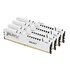 Kingston FURY 128 GB 5600 MT/s DDR5 CL40 DIMM (Kit da 4) Beast White XMP