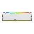 Kingston FURY 128 GB 5600 MT/s DDR5 CL40 DIMM (Kit da 4 moduli) Beast White RGB XMP