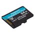 Kingston microSDXC Canvas Go Plus Gen4 200MB/s A2 U3 V3 64 GB + adattatore