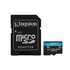 Kingston microSDXC Canvas Go Plus Gen4 200MB/s A2 U3 V30 da 1 TB + adattatore