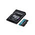 Kingston microSDXC Canvas Go Plus Gen4 200MB/s A2 U3 V30 da 1 TB + adattatore