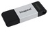 Kingston Technology DataTraveler 80 
USB 128GB USB tipo-C 3.2 Gen 1 Nero, Argento