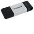 Kingston Technology DataTraveler 80 USB 32 GB USB C 3.2 Gen 1 Nero, Argento