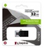 Kingston Technology DataTraveler microDuo3 G2 32 GB USB Type-A / Micro-USB 3.2 Gen 1 Nero