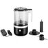 Kitchenaid 5KFCB519EBM Tritaverdure Elettrico 1,19 L 24 W Nero, Trasparente