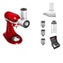 Kitchenaid Set 3 Accessori 5KSMFGA + 5KSMFVSP + 5KSMVSA Grattugia, Trita