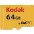 Kodak EKMSDM64GXC10K 64GB MicroSDXC UHS-I Classe 10