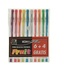 Koh-I-Noor NAGP10P penna gel Capped gel pen Blu, Verde, Arancione, Rosa, Rosso, Viola, Bianco, Giallo 10 pezzo(i)