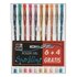Koh-I-Noor NAGP10S penna gel Capped gel pen Blu, Verde, Grigio, Arancione, Rosa, Rosso 10 pezzo(i)