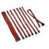 Kolink Kit di estensione per cavi intrecciati Kolink Core Pro 12V-2x6 Type 2 - Nero Pece/Rosso da gara